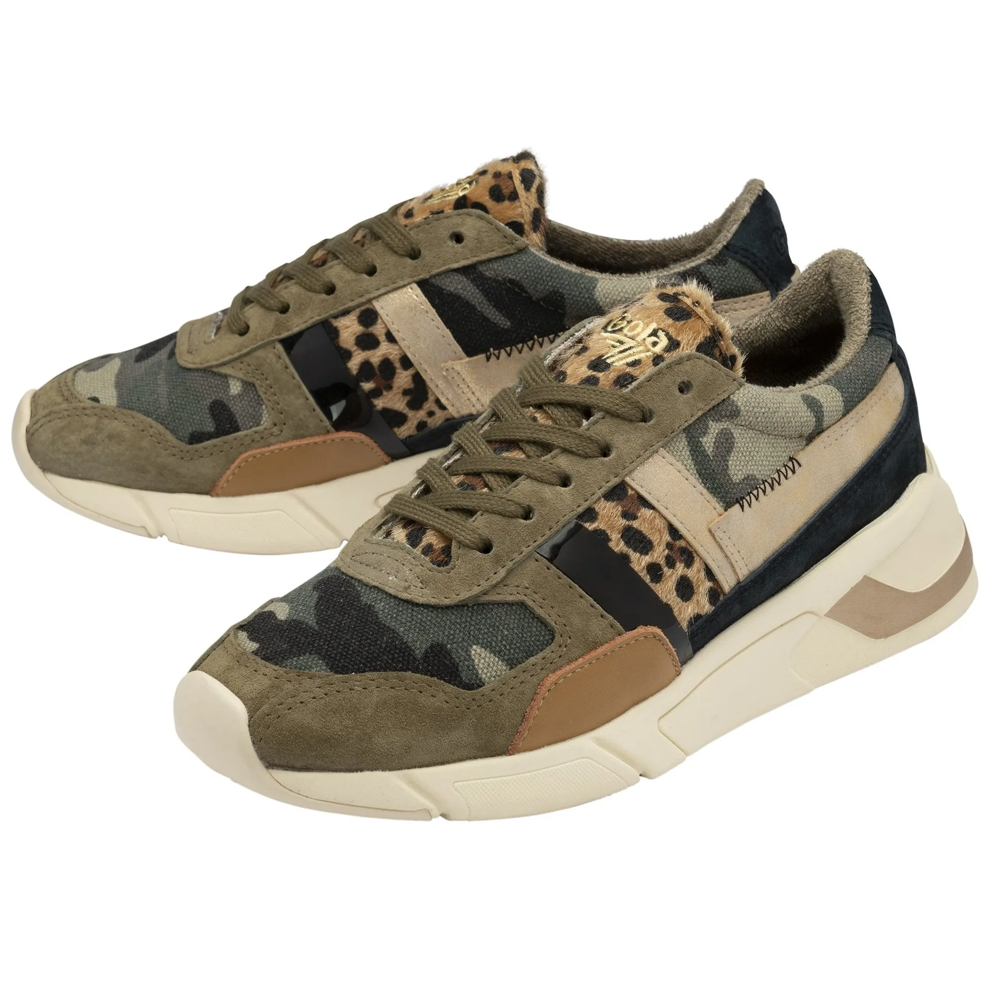 Gola Classics Women's Eclipse Mode Sneakers Camo Leopard