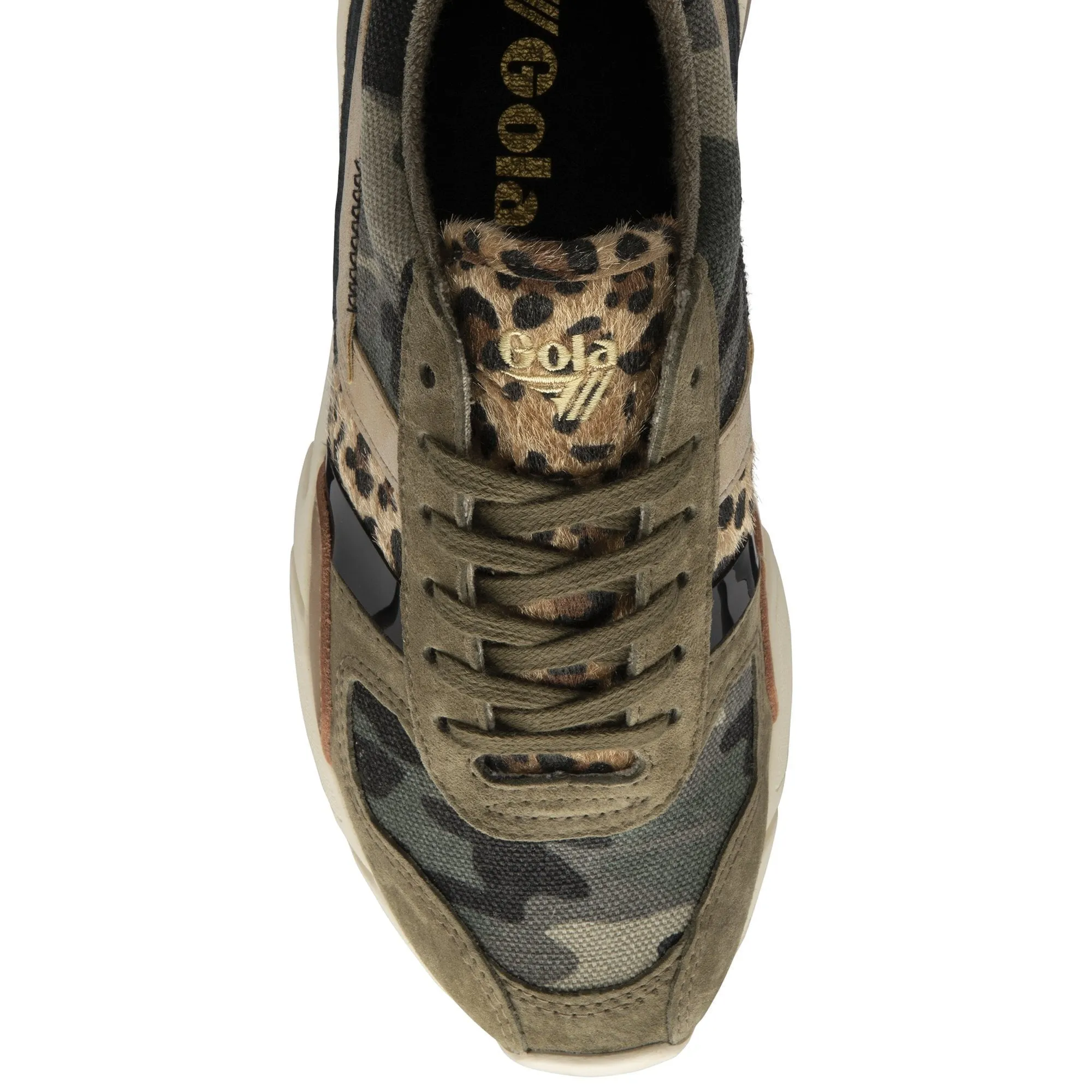 Gola Classics Women's Eclipse Mode Sneakers Camo Leopard