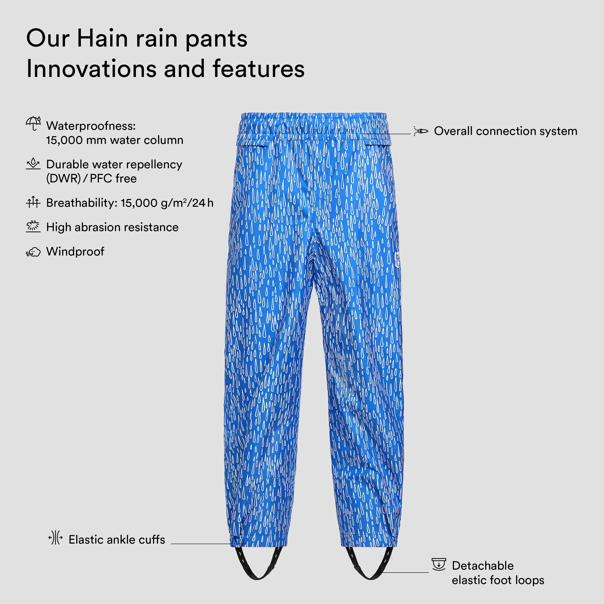 Hain rain pants Twine