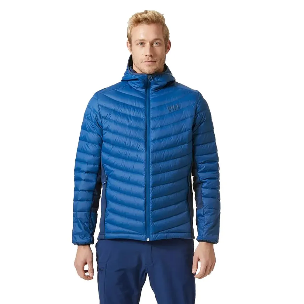 helly hansen verglas hooded down hybrid insulated jacket - men's