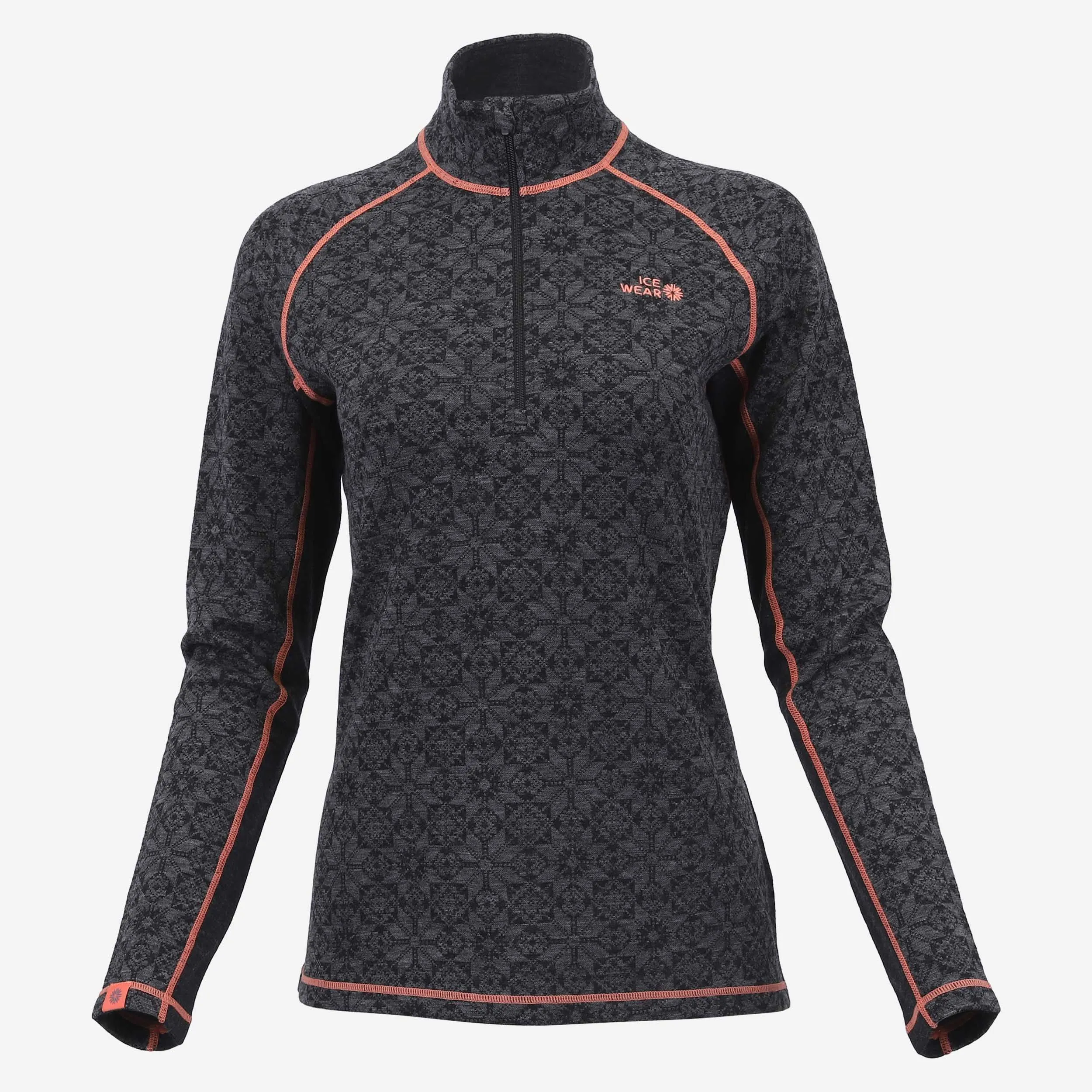 Hvítanes Womens Merino wool base layer