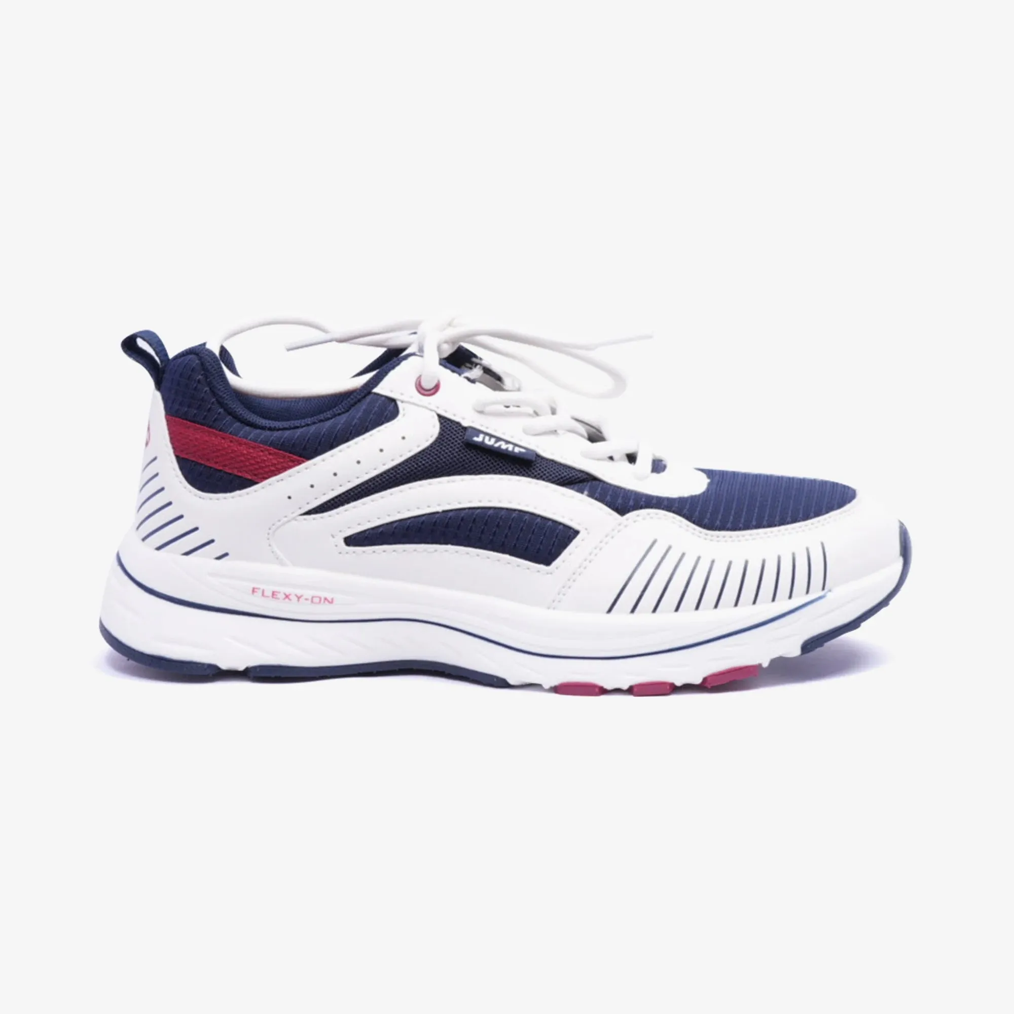 JUMP Stylish Sneakers White - Navy