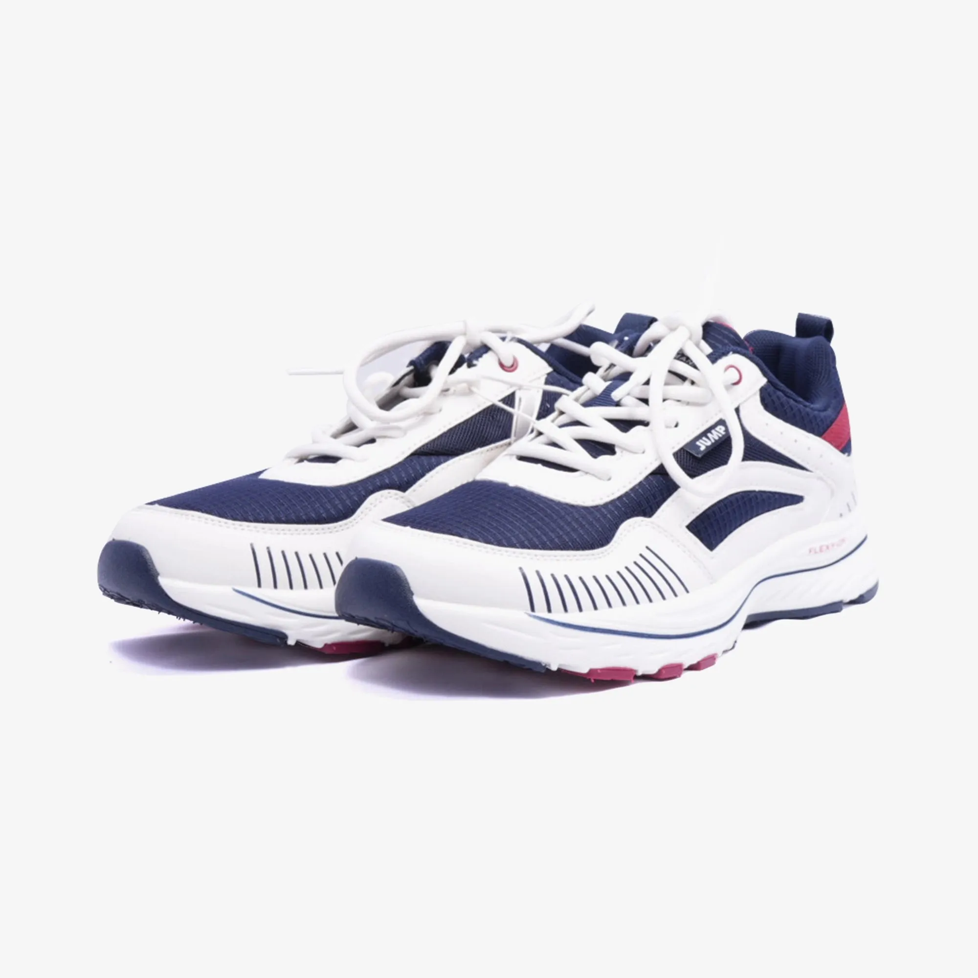 JUMP Stylish Sneakers White - Navy