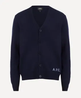 Kenny Navy V-Neck Cardigan