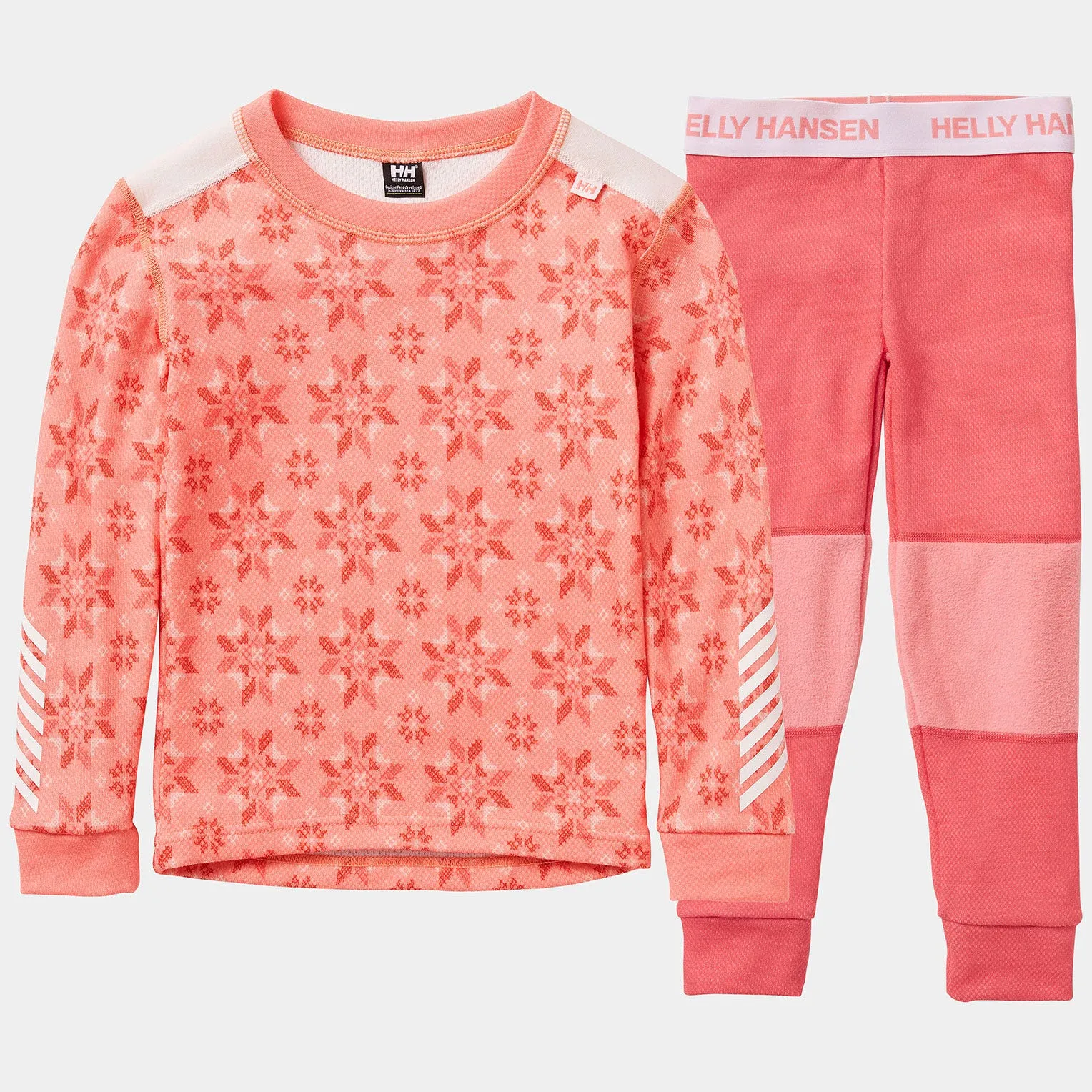 Kids' Graphic LIFA® Merino Wool Base Layer Set