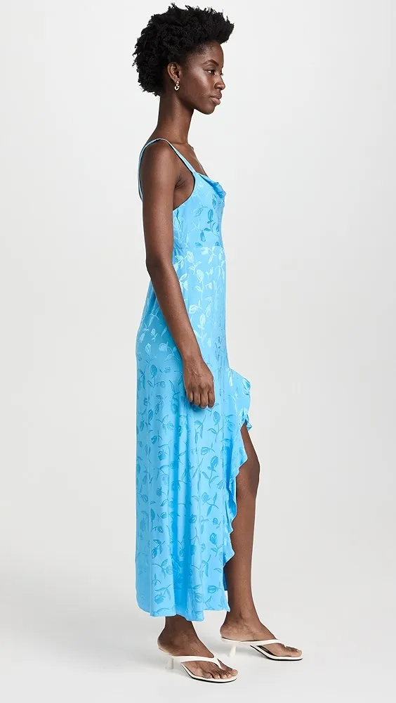 KITRI   Carissa Jacquard Maxi Dress 