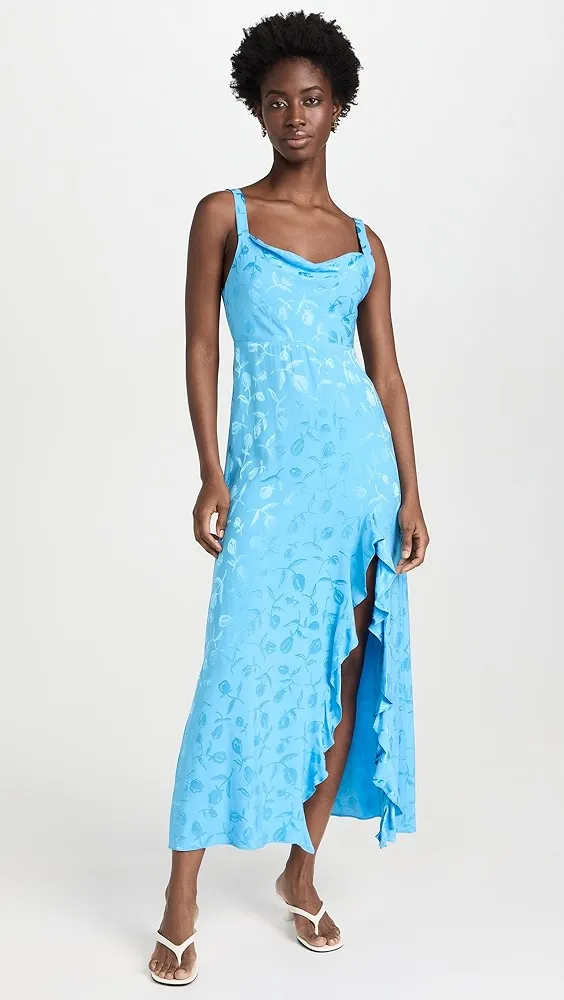 KITRI   Carissa Jacquard Maxi Dress 