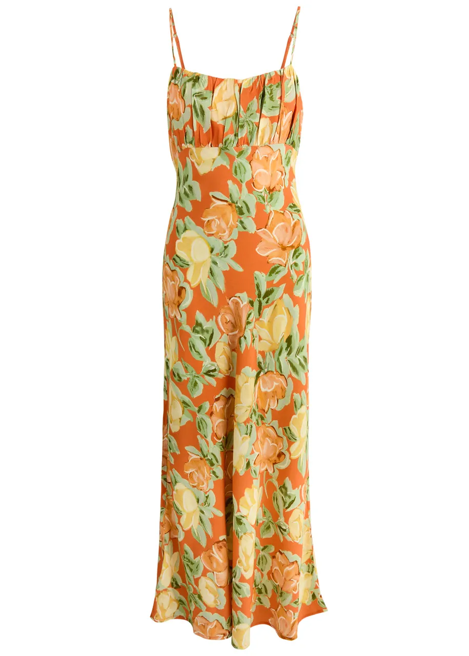 KITRI Velma floral-print maxi dress -                         -                     -                