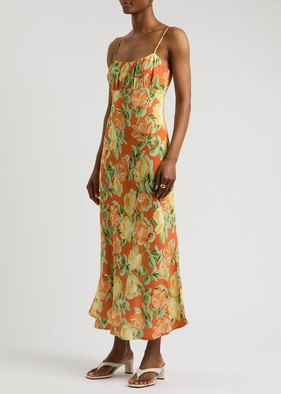 KITRI Velma floral-print maxi dress -                         -                     -                