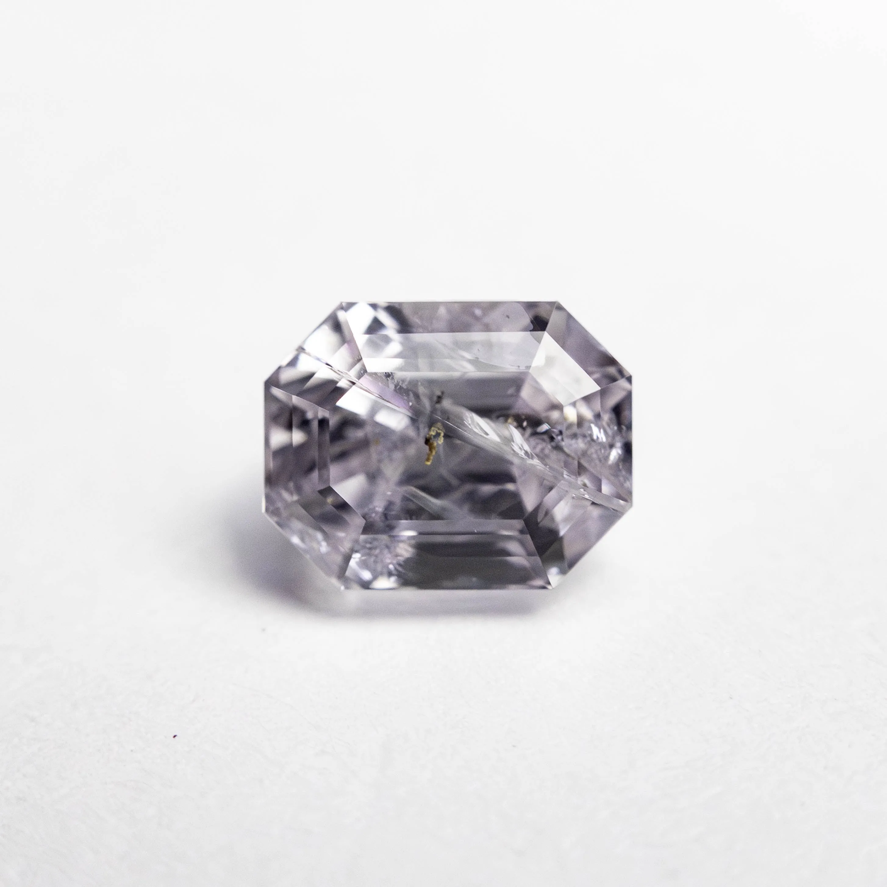 Light Purple Step Cut Sapphire - 1.77ct Cut Corner Rectangle