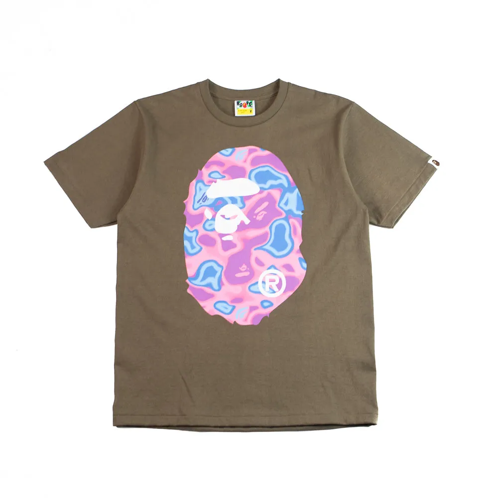 Liquid Camo Big Ape Head Tee (Brown)