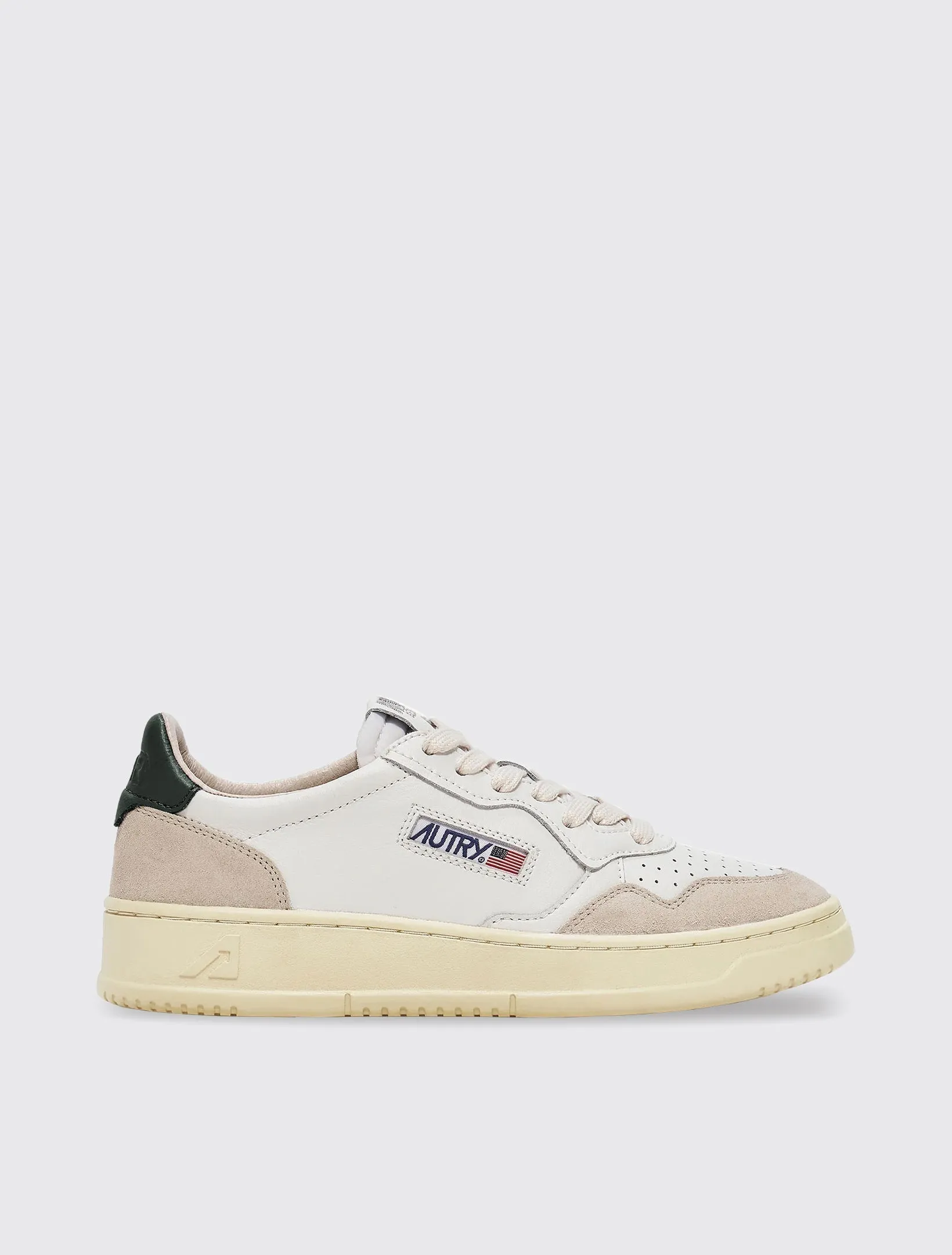 Medalist Low Sneakers in Suede and Leather