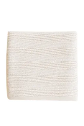 Merino Wool Blanket Freddie - cream hvid