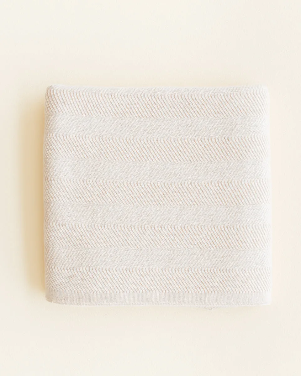 Merino Wool Blanket Freddie - cream hvid