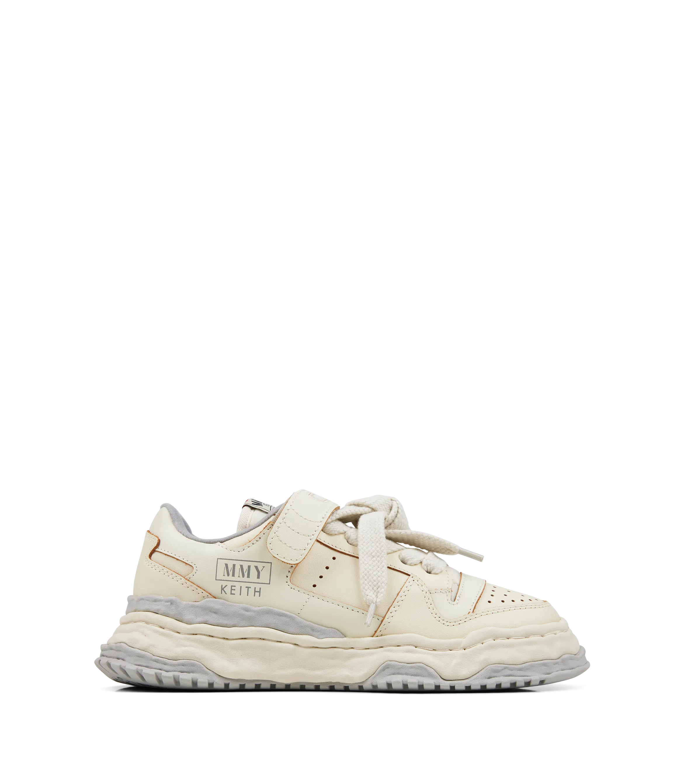 Mihara    Keith Leather Low-Top Sneakers White