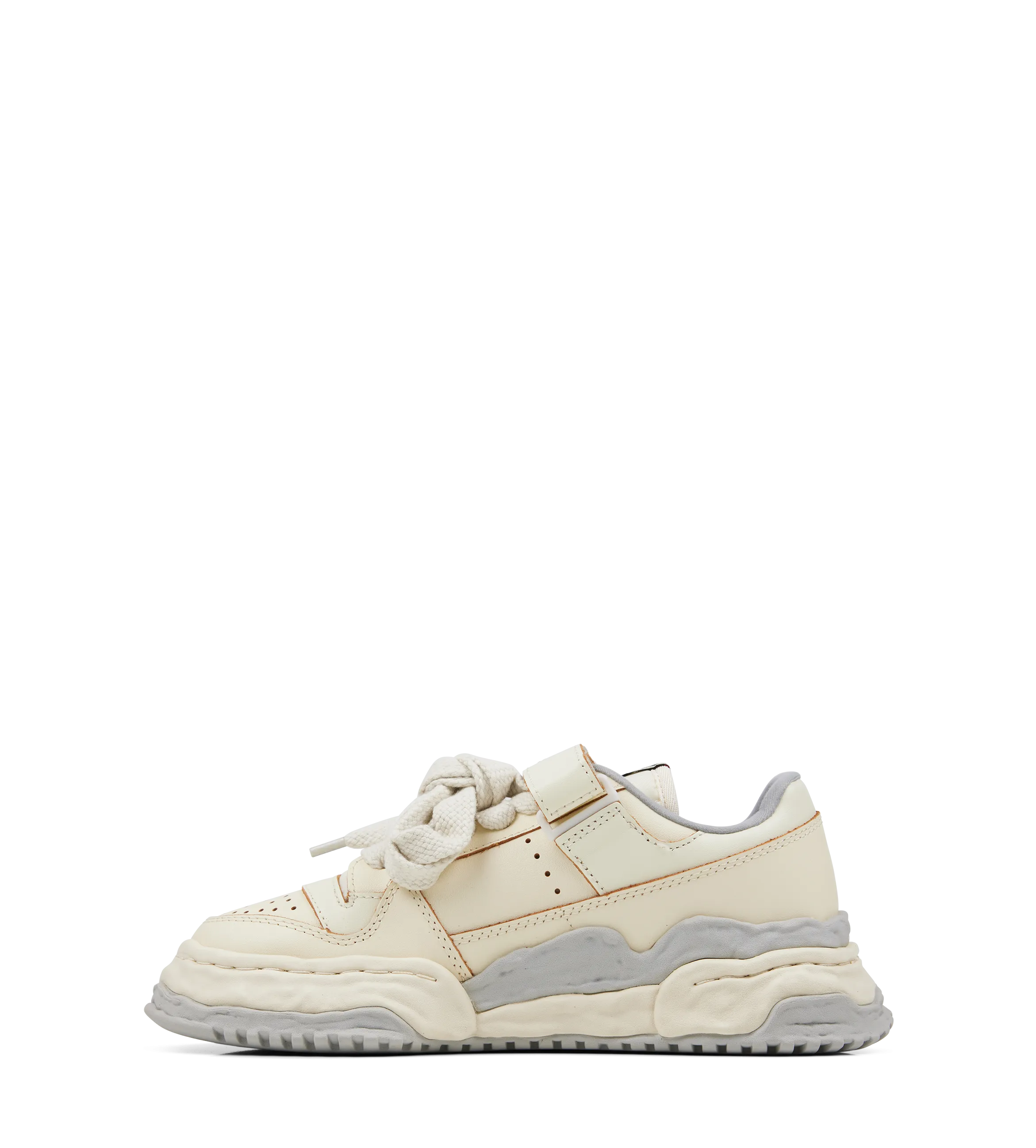 Mihara    Keith Leather Low-Top Sneakers White