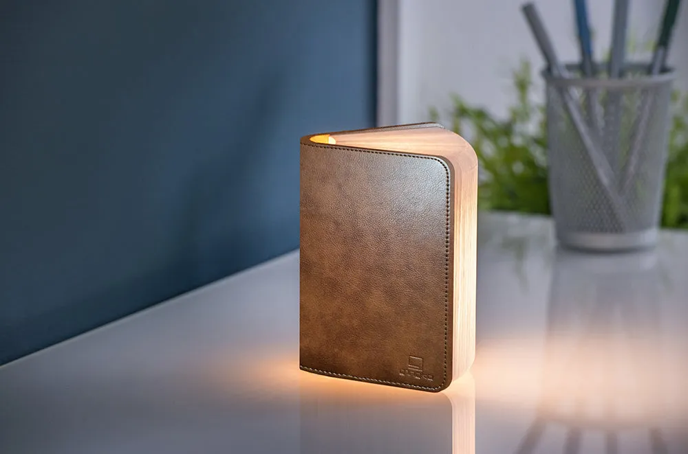 Mini Booklight - Brown Leather