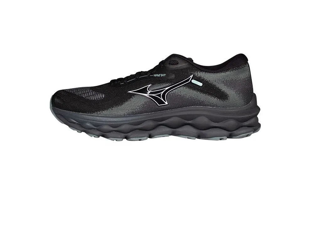 Mizuno Wave Sky 7 (2E Width) - Black Nickel Ebony (Mens)