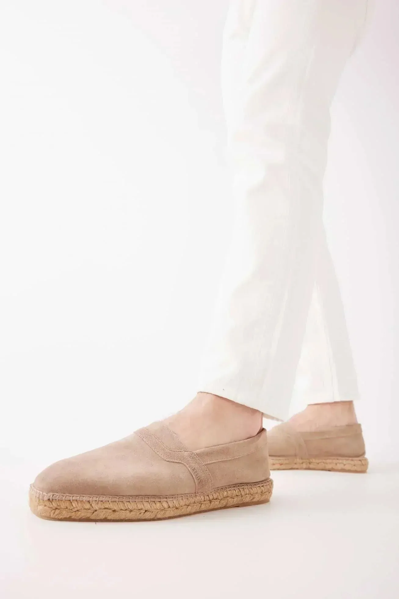 Nubikk MR Diego Espadrilles Taupe Suede