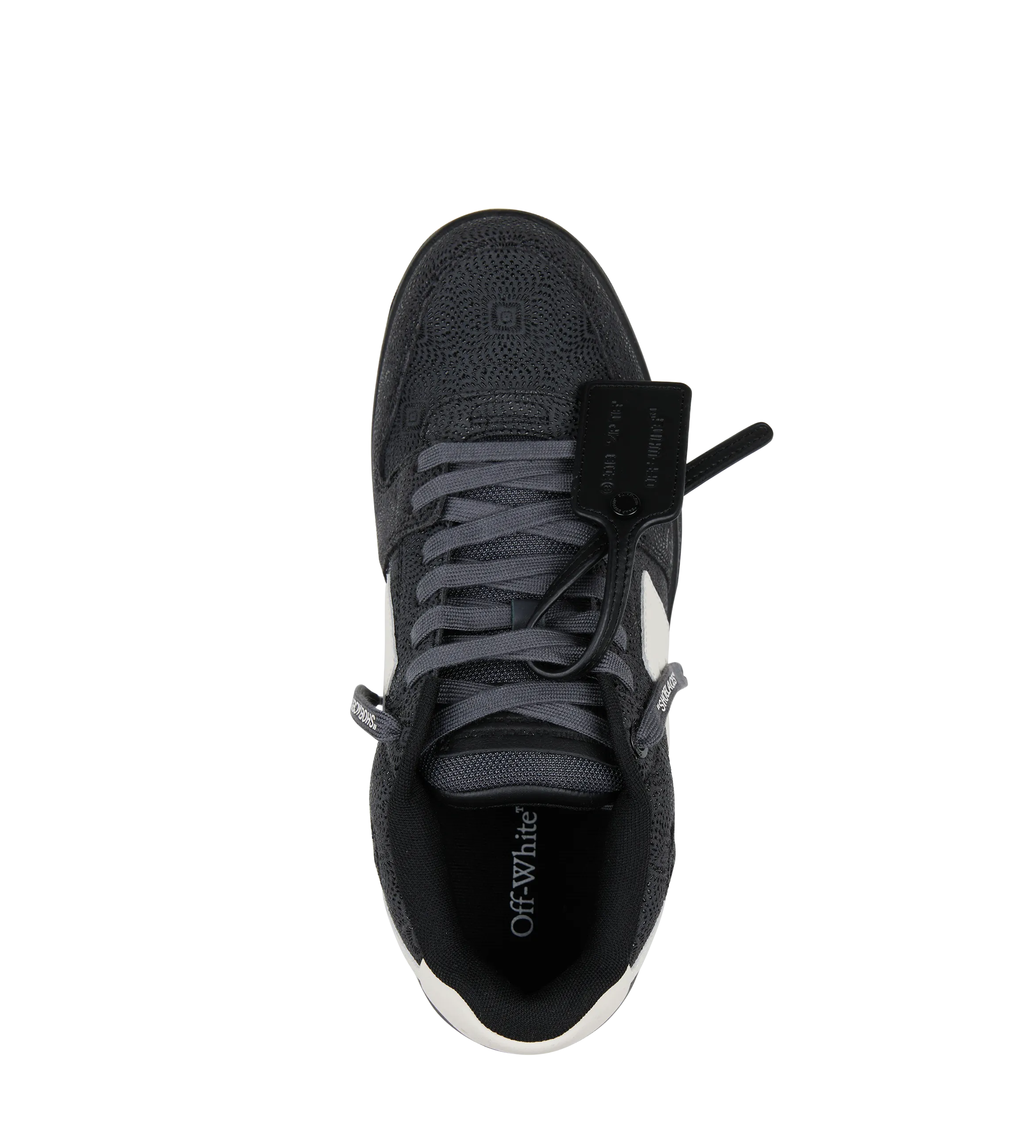 Off-White    Out Of Office Lace-Up Sneakers Black