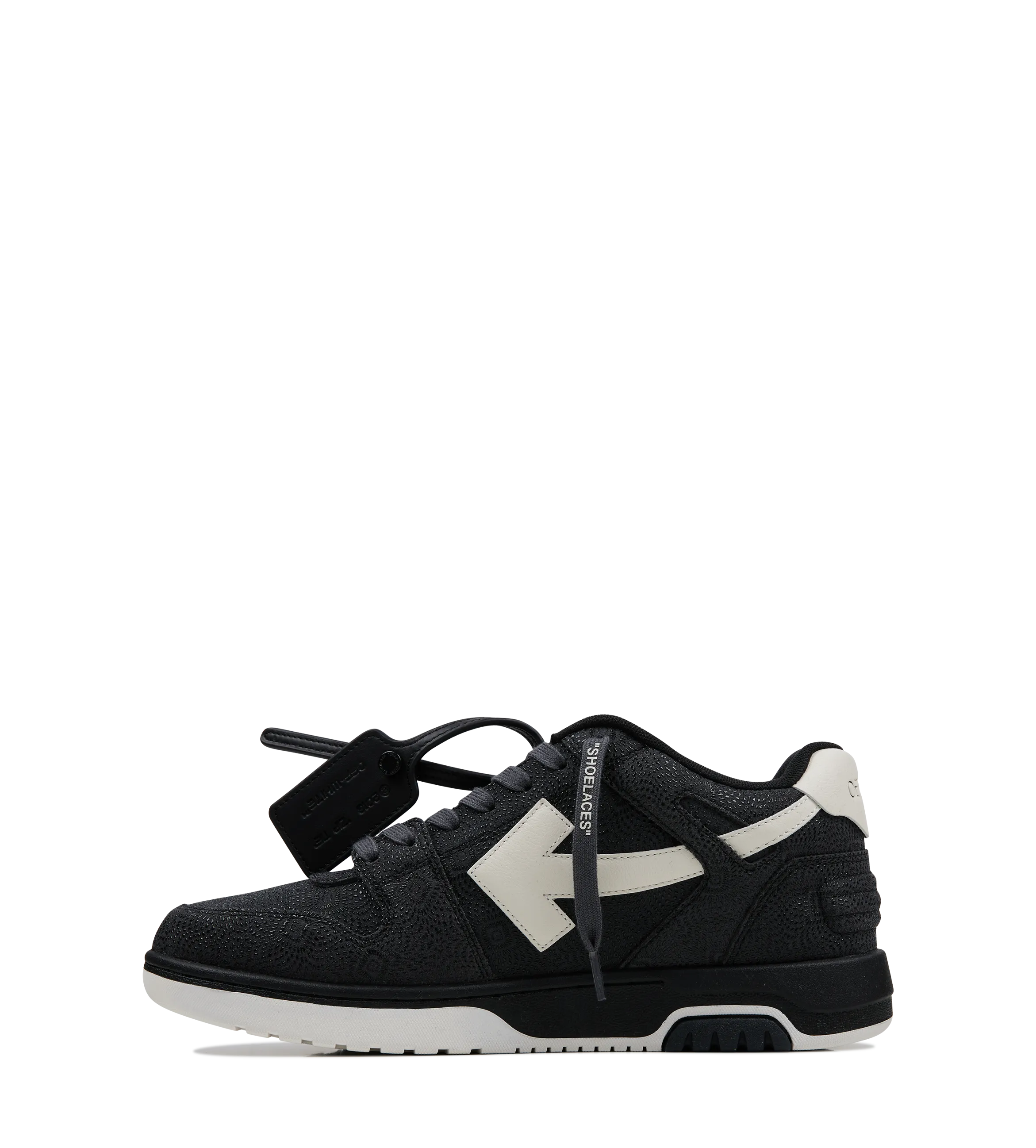 Off-White    Out Of Office Lace-Up Sneakers Black