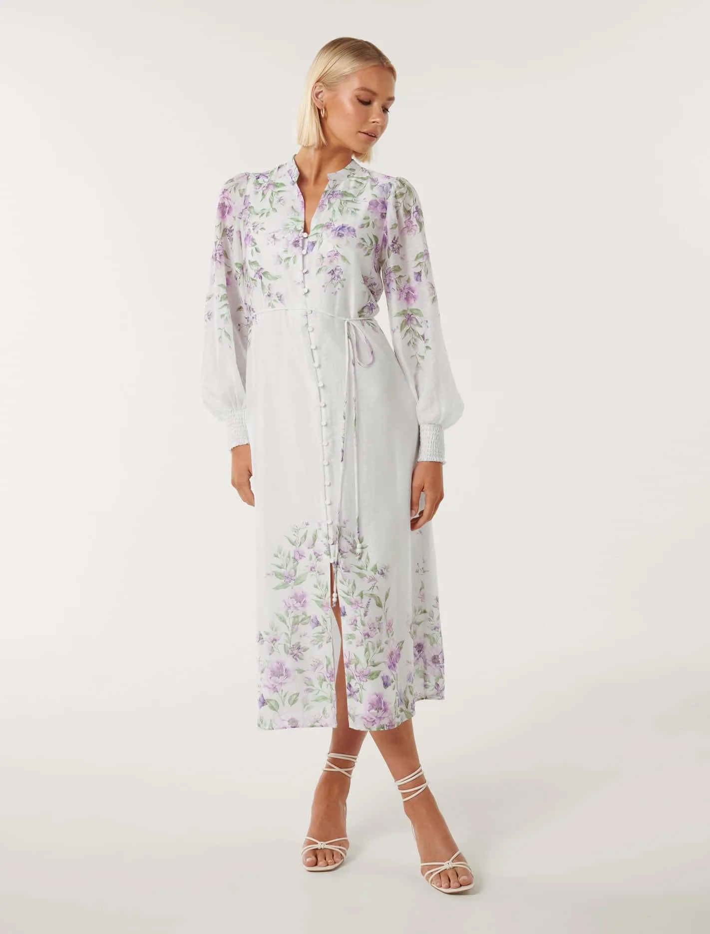 Olympia Printed Shirt Dress