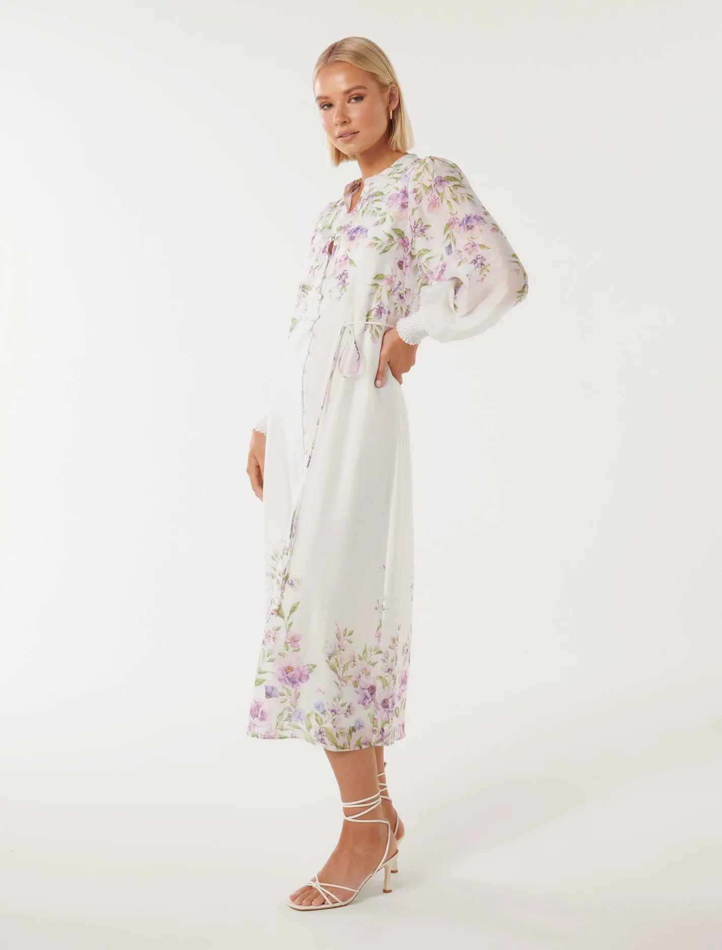 Olympia Printed Shirt Dress