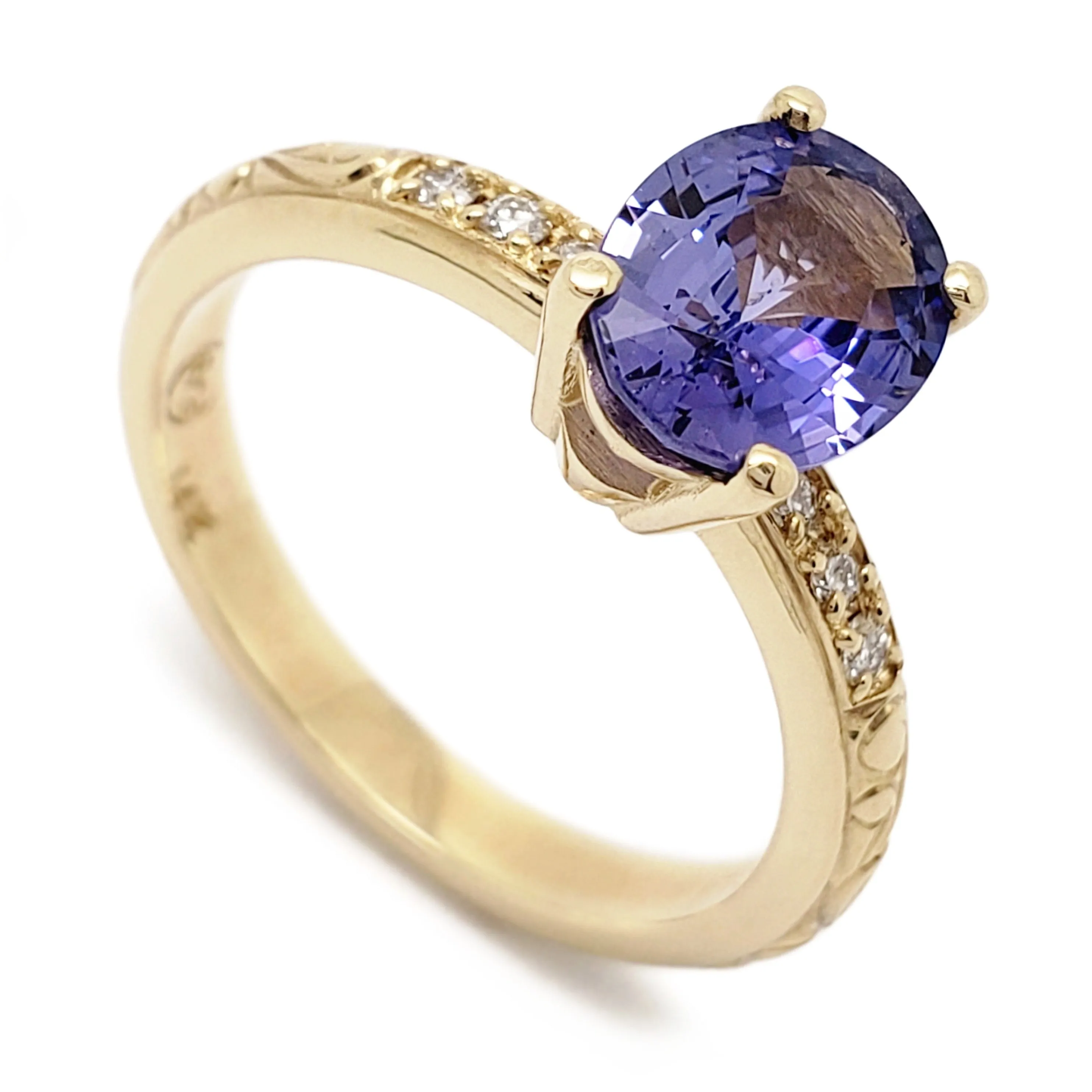 Oval Willow | Purple Sapphire