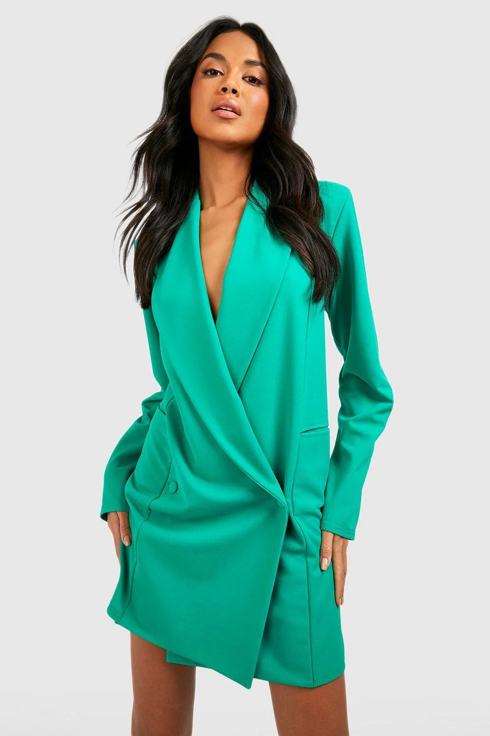 Oversized Boxy Blazer Dress