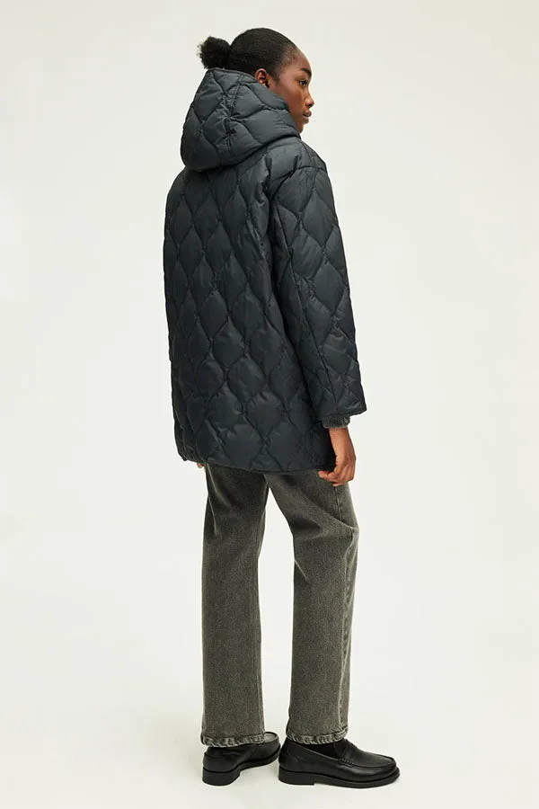 PabloLYA HOODED QUILTED DOWN JACKET