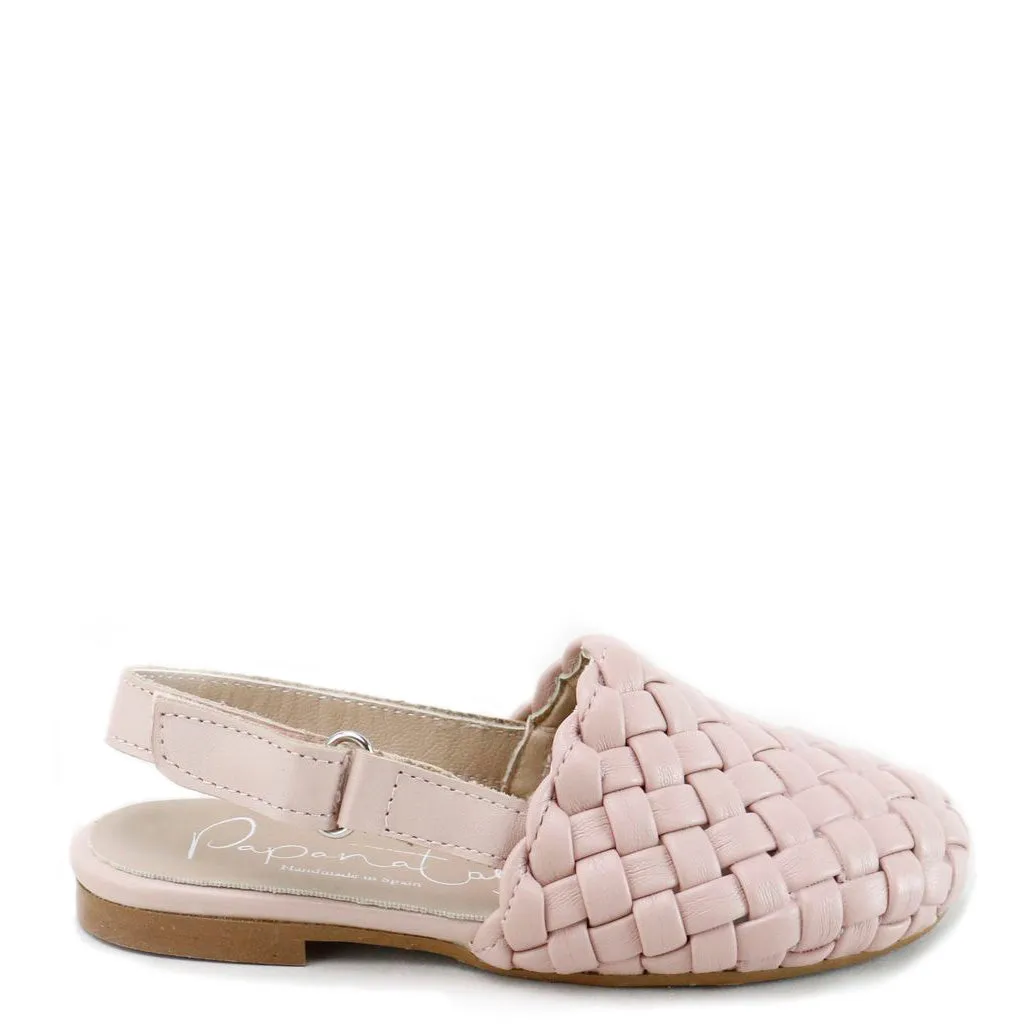 Papanatas Pink Weave Mule