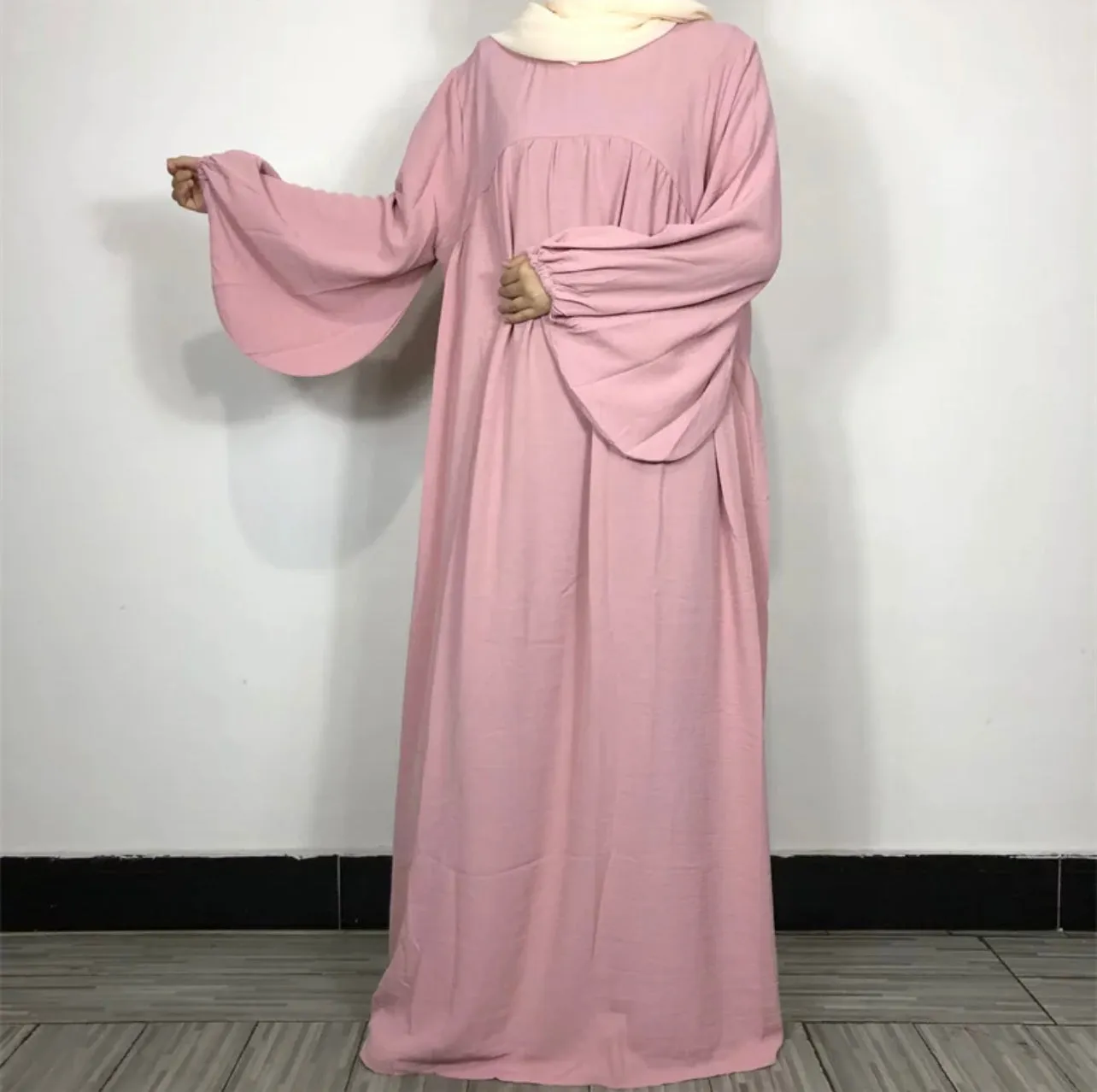 Pastel Pink Abaya