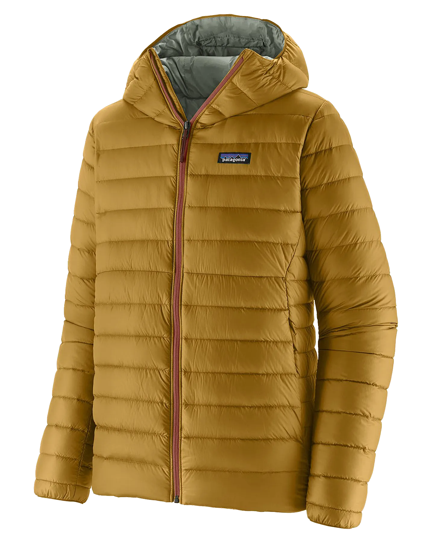 Patagonia Down Sweater Hoodie - Pufferfish Gold | Shop Shirts & Tops at Trojan Wake Ski Snow & Snow Skiers Warehouse