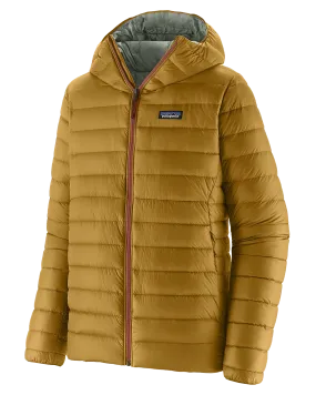 Patagonia Down Sweater Hoodie - Pufferfish Gold | Shop Shirts & Tops at Trojan Wake Ski Snow & Snow Skiers Warehouse