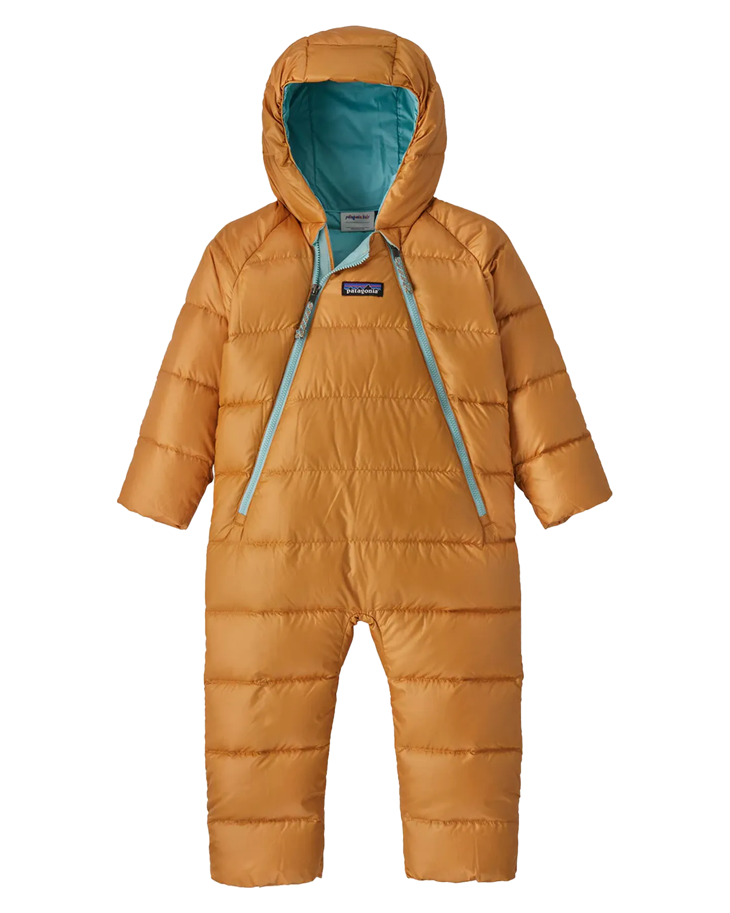 Patagonia Hi-Loft Down Sweater Infant's Bunting - Dried Mango - 2024 | Shop Snow Pants & Suits at Trojan Wake Ski Snow &