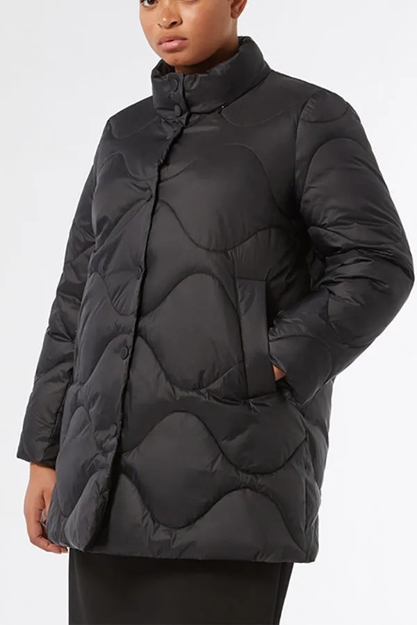 Persona (by Marina Rinaldi) JUNIOR WATER-REPELLENT NYLON FABRIC DOWN JACKET