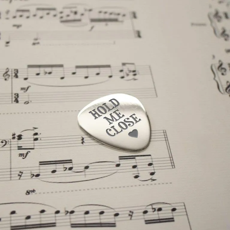 Personalised Hold Me Close Plectrum