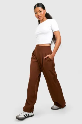 Petite Tailored Relaxed Woven Pants