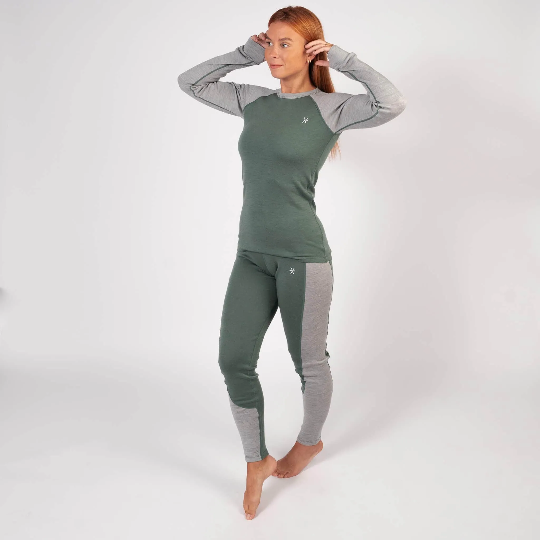 Pine High Waist 100% Merino Wool Pant