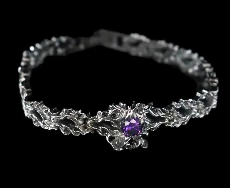 Purple Burning Jewel Bracelet