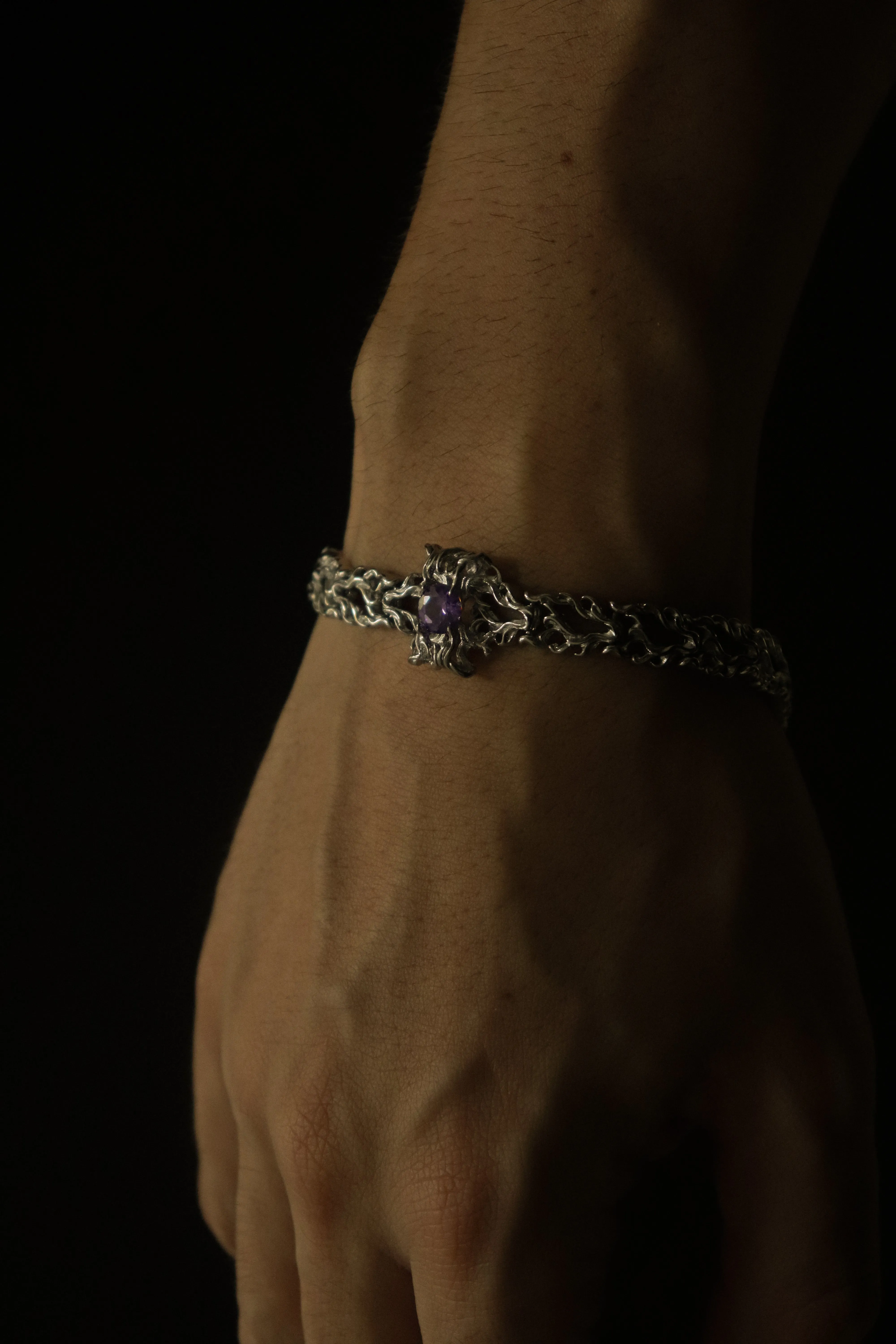 Purple Burning Jewel Bracelet