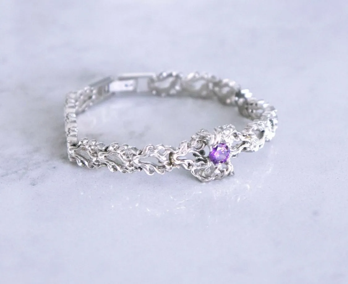 Purple Burning Jewel Bracelet