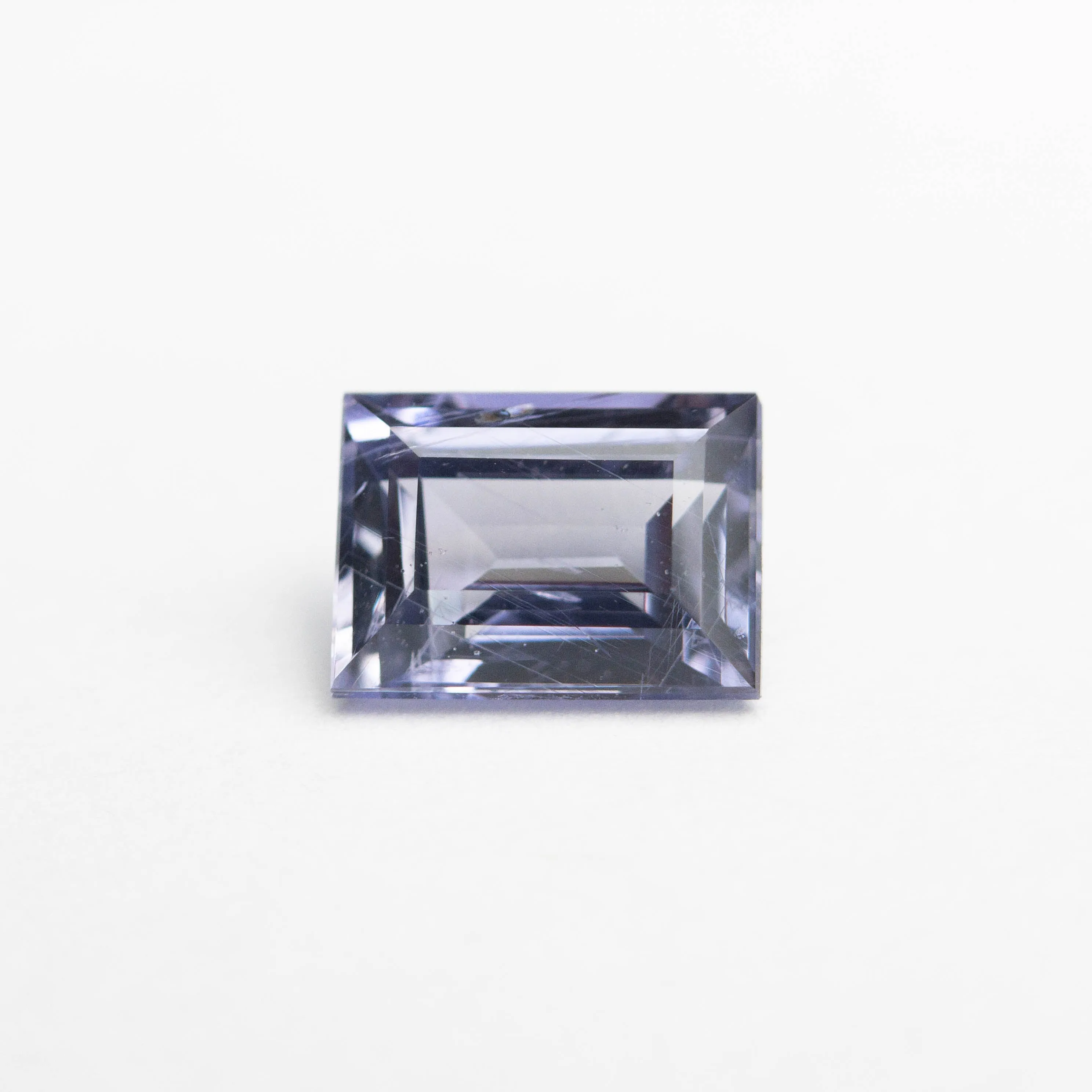 Purple Step Cut Sapphire - 1.07ct Rectangle