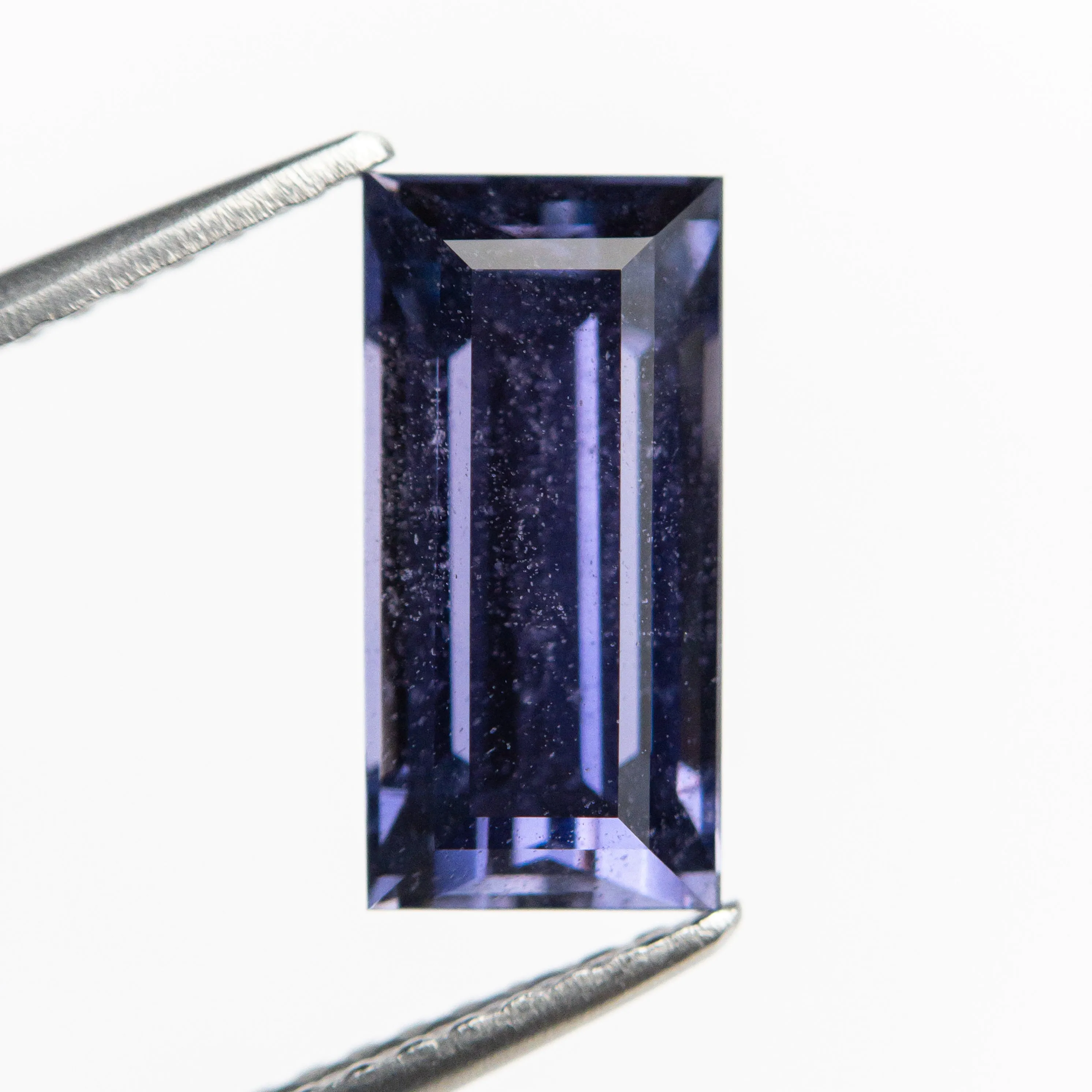 Purple Step Cut Sapphire - 3.30ct Rectangle