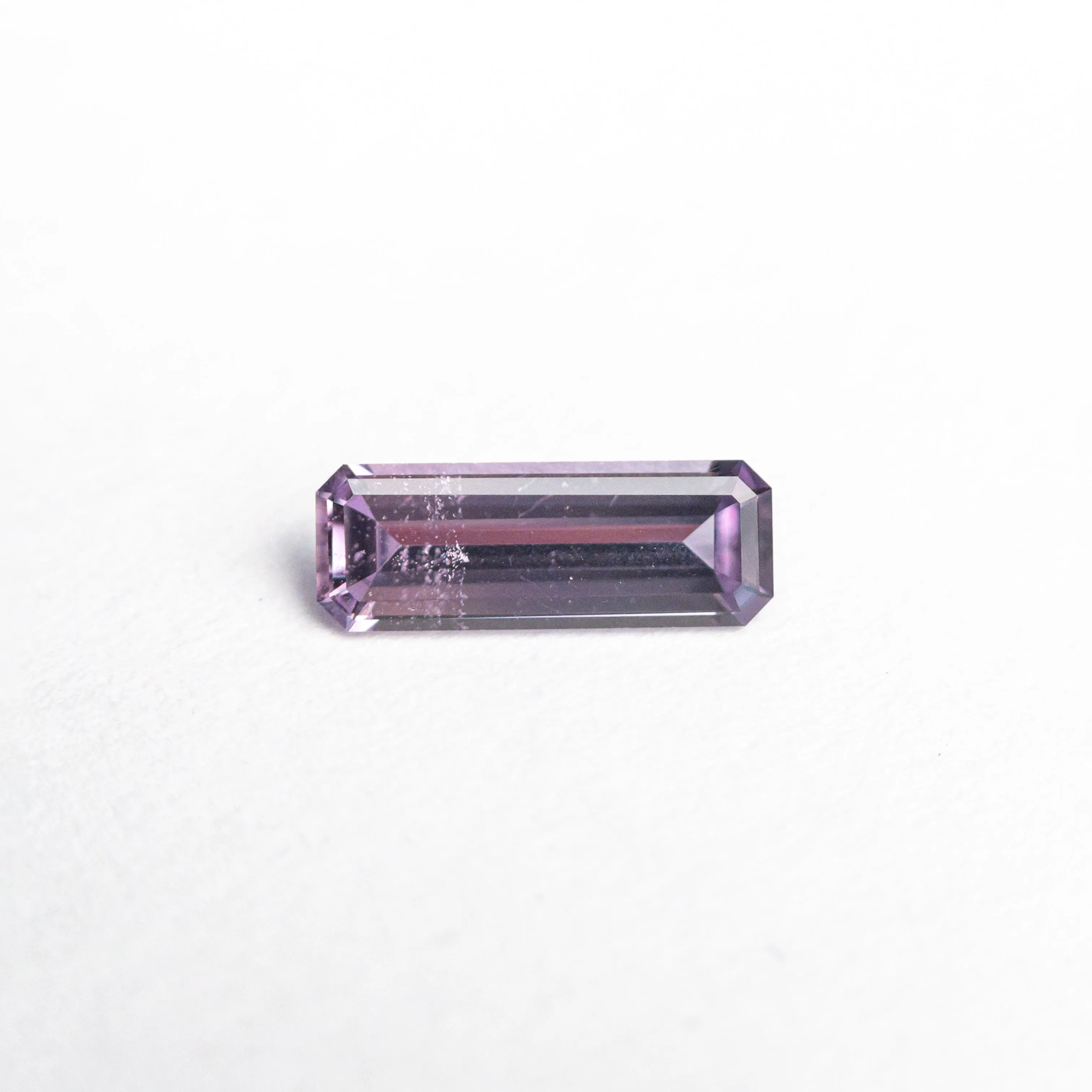 Purple/Pink Step Cut Sapphire - 0.31ct Cut Corner Rectangle