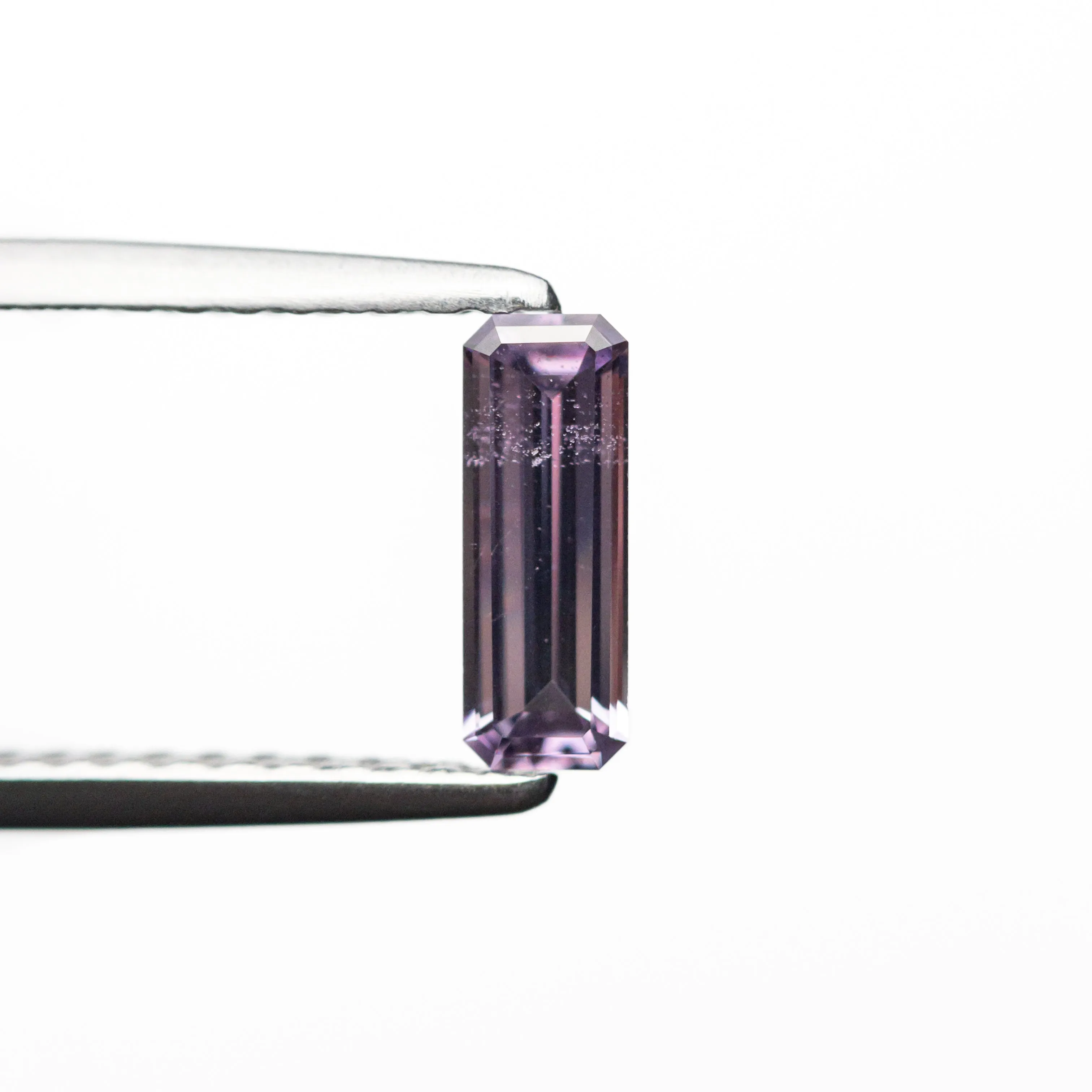 Purple/Pink Step Cut Sapphire - 0.31ct Cut Corner Rectangle