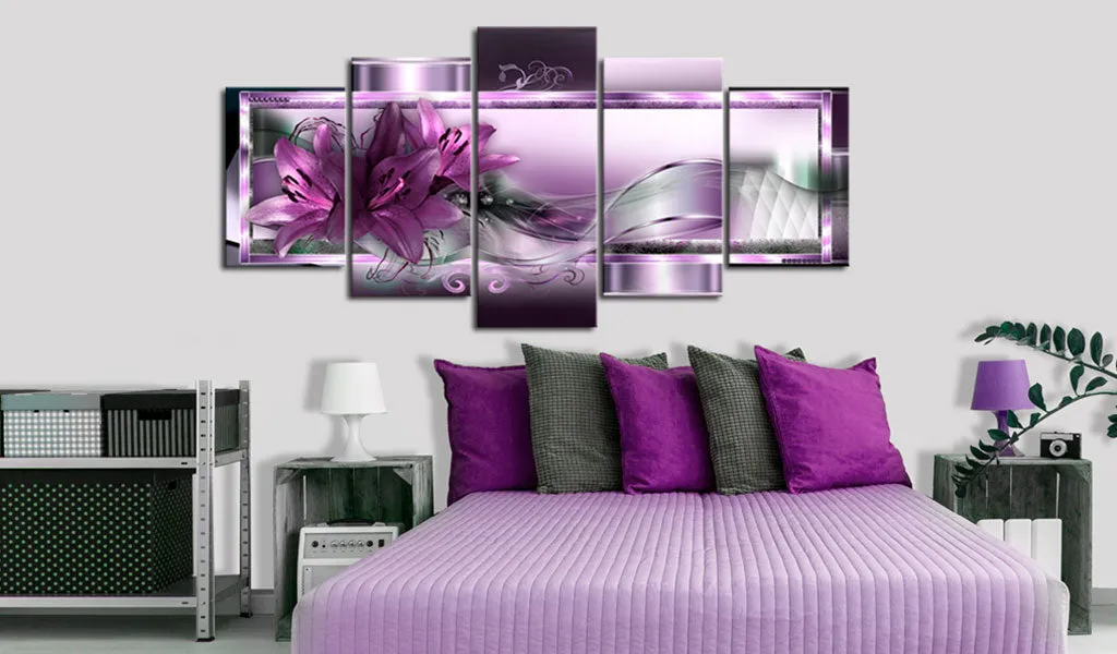 Quadro Purple Lilies