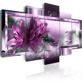 Quadro Purple Lilies