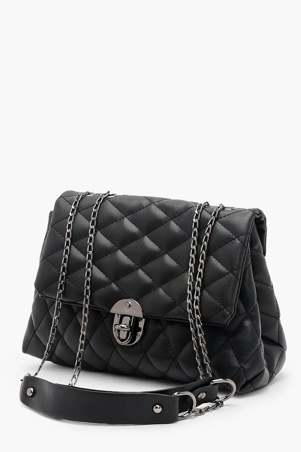 Quilted Chain Cross Body Bag