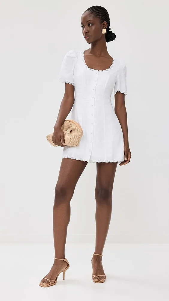 Reformation   Anabella Linen Dress 